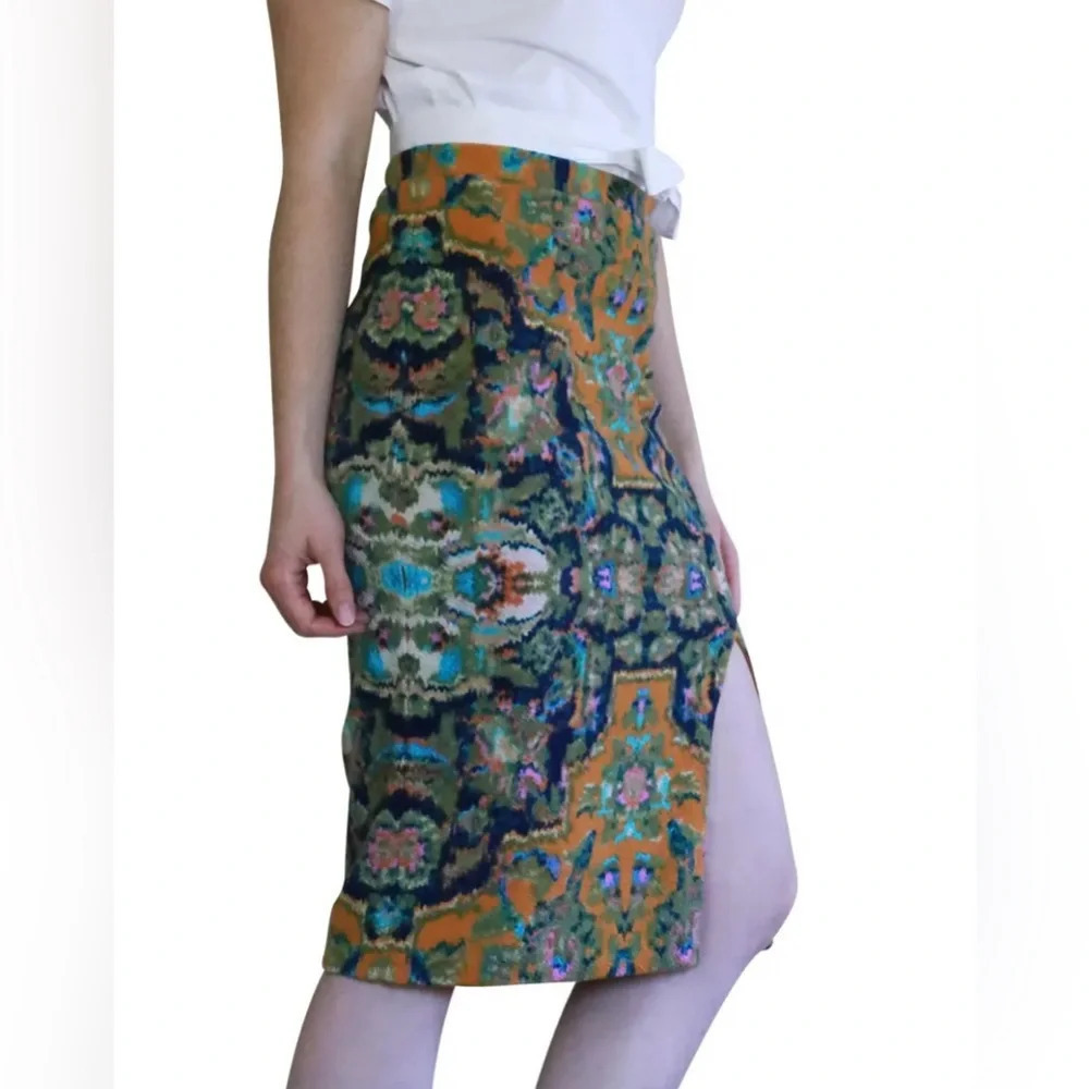 Maeve pull on skirt Anthropologie mid length sz XS